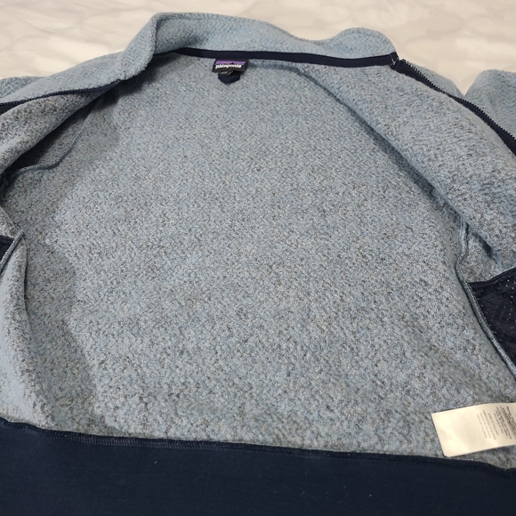 Patagonia Women'sWoolyester Fleece‎ Jacket Sky Blue Size Medium - Picture 11 of 16